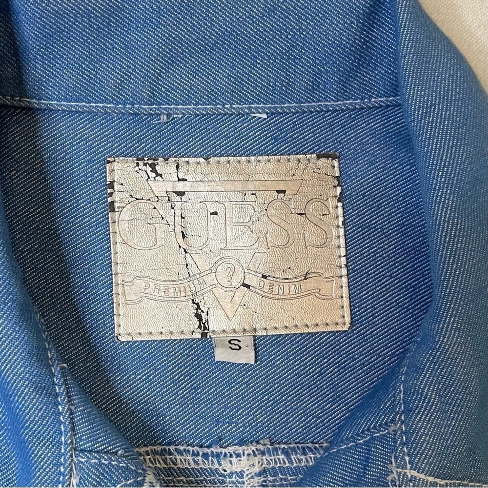 Guess retro denim jacket small - Picture 8 of 11